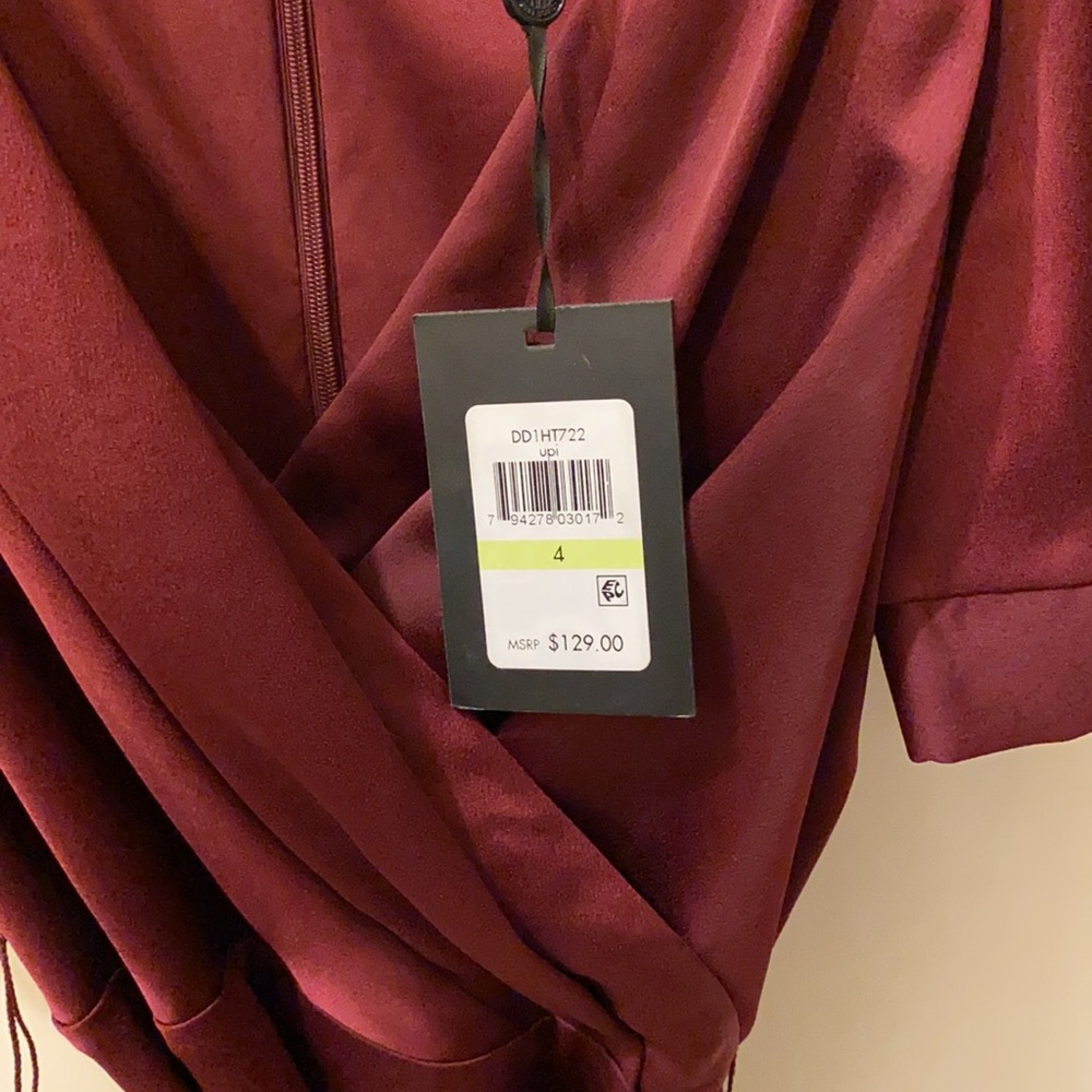 DKNY Wrap Fit and Flare Dress - Picture 4 of 4